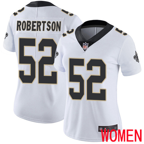 New Orleans Saints Limited White Women Craig Robertson Road Jersey NFL Football #52 Vapor Untouchable Jersey